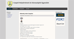 Desktop Screenshot of cshve.hu