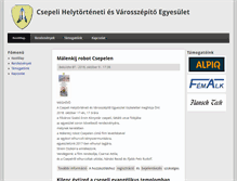 Tablet Screenshot of cshve.hu